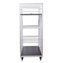 Kartongvagn Irem, för vikta kartonger, 4 länkhjul varav 2 med broms