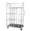 Kartongvagn Irem, för vikta kartonger, 4 länkhjul varav 2 med broms