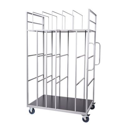 Kartongvagn Irem, för vikta kartonger, 4 länkhjul varav 2 med broms