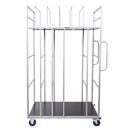 Kartongvagn Irem, för vikta kartonger, 4 länkhjul varav 2 med broms