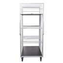 Kartongvagn Irem, för vikta kartonger, 4 länkhjul varav 2 med broms