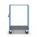 Plockvagn med gallersidor Bodil, massivgummihjul, lastyta 1175 x 800 mm