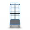 Plockvagn med gallersidor Bodil, massivgummihjul, lastyta 1175 x 800 mm