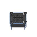 Plockvagn med gallersidor Bodil, massivgummihjul, lastyta LxB 975 x 700 mm, 2 hyllplan, med kant