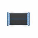 Plockvagn med gallersidor Bodil, med centralbroms, lastyta 1175 x 800 mm