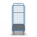 Plockvagn med gallersidor Bodil, med centralbroms, lastyta 1175 x 800 mm