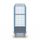 Plockvagn med gallersidor Bodil, med centralbroms, lastyta 975 x 700 mm