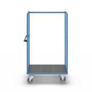 Plockvagn med gallersidor Bodil, med centralbroms, lastyta 975 x 700 mm