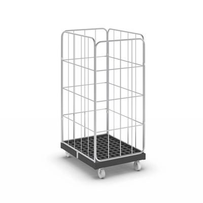 Rullcontainer Jessica, 4-sidig, med 1-delad dörr