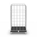Rullcontainer Jessica, 4-sidig, med 1-delad dörr