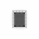 Rullcontainer Jessica, 3-sidig, svart/förzinkad