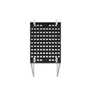 Rullcontainer Jessica, 3-sidig, svart/förzinkad