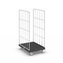 Rullcontainer Jessica, 2-sidig, svart/förzinkad