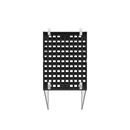 Rullcontainer Jessica, 2-sidig, svart/förzinkad