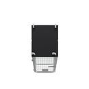 Rullcontainer med gallerväggar Jessica, 5-sidig, stöldskyddad med mellanplan