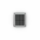 Rullcontainer med gallerväggar Jessica, 5-sidig, stöldskyddad med mellanplan