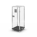 Rullcontainer med gallerväggar Jessica, 5-sidig, stöldskyddad