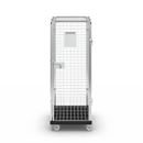 Rullcontainer med gallerväggar Jessica, 5-sidig, stöldskyddad