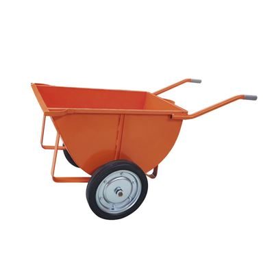 Byggskottkärra Judit, massivgummi med kullager, 150 liter