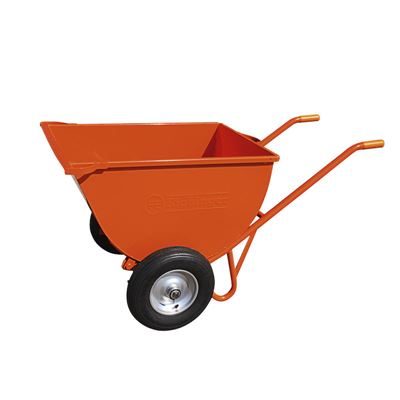 Byggskottkärra, tippbar Judit, luftdäck med rullager, 150 liter