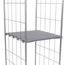 Hyllplan till Rullcontainer Frida, längd 710 mm, B 812 mm, grå, 2 sidor