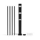 Påkörningsskydd Skyddsräcke Kilan, X-stolpe, H 1200 mm