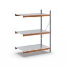 Hyllställ Aleyna, belastning per sektion 1600 kg, med stålhyllor, HxBxD 2000 x 1400 x 800 mm, utbyggnadssektion