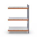 Hyllställ Aleyna, belastning per sektion 1600 kg, med stålhyllor, HxBxD 2000 x 1400 x 800 mm, utbyggnadssektion