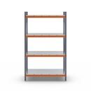 Hyllställ Aleyna, belastning per sektion 1600 kg, med stålhyllor, HxBxD 2500 x 1400 x 800 mm, grundsektion