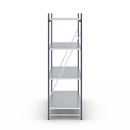 Hyllställ Aleyna, belastning per sektion 1600 kg, med stålhyllor, HxBxD 2500 x 1900 x 800 mm, grundsektion