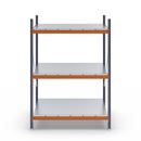 Hyllställ Armida, belastning per sektion 6000 kg, HxBxD 2000 x 1448 x 1100 mm, grundsektion