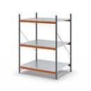 Hyllställ Armida, belastning per sektion 6000 kg, HxBxD 2000 x 1448 x 1100 mm, grundsektion