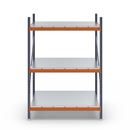 Hyllställ Armida, belastning per sektion 6000 kg, HxBxD 2000 x 1448 x 1100 mm, grundsektion