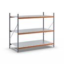 Hyllställ Armida, belastning per sektion 6000 kg, HxBxD 2000 x 2323 x 1100 mm, grundsektion