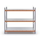 Hyllställ Armida, belastning per sektion 6000 kg, HxBxD 2000 x 2323 x 1100 mm, grundsektion