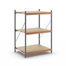 Hyllställ Adrian, belastning per sektion 4000 kg, HxBxD 2000 x 1448 x 1100 mm, grundsektion