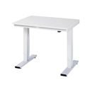 Höj och sänkbart Arbetsbord Dagfinn, höjd 720 – 1120 mm, melaminbelagd spånskiva, BxD 1000 x 800 mm