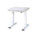 Höj och sänkbart Arbetsbord Dagfinn, höjd 720 – 1120 mm, stålplåtsbelagd skiva, BxD 750 x 800 mm