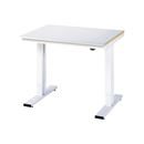 Höj och sänkbart Arbetsbord Dagfinn, höjd 720 – 1120 mm, stålplåtsbelagd skiva, BxD 1000 x 800 mm