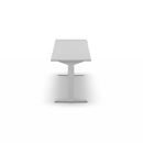 Höj och sänkbart Arbetsbord Fideli, höjd 740 – 1195 mm, melaminskiva, BxD 2000 x 700 mm