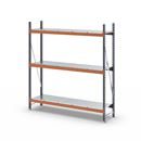 Hyllställ Aleyna, belastning per sektion 1600 kg, med stålhyllor, HxBxD 2000 x 1900 x 500 mm, grundsektion