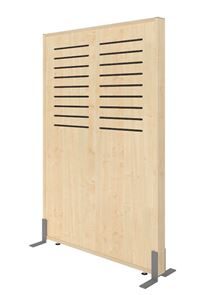 Skärmvägg Silence 800x1500 mm, trä/trä, Björk