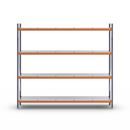 Hyllställ Armida, belastning per sektion 6000 kg, HxBxD 2500 x 2798 x 600 mm, grundsektion