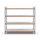 Hyllställ Armida, belastning per sektion 6000 kg, HxBxD 2500 x 2798 x 1100 mm, grundsektion