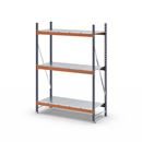 Hyllställ Armida, belastning per sektion 6000 kg, HxBxD 2000 x 1448 x 600 mm, grundsektion