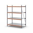 Hyllställ Armida, belastning per sektion 6000 kg, HxBxD 2500 x 1923 x 1100 mm, grundsektion