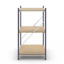 Hyllställ Adrian, belastning per sektion 4000 kg, HxBxD 2000 x 1448 x 1100 mm, grundsektion