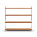 Hyllställ Adrian, belastning per sektion 4000 kg, HxBxD 2500 x 2798 x 600 mm, grundsektion
