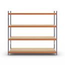 Hyllställ Adrian, belastning per sektion 4000 kg, HxBxD 2500 x 2798 x 1100 mm, grundsektion