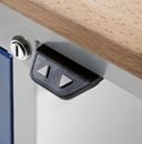 Höj och sänkbart Arbetsbord Dagfinn, höjd 720 – 1120 mm, skiva i massiv bok, BxD 750 x 800 mm